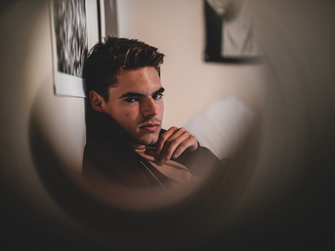 man reflecting on personal growth